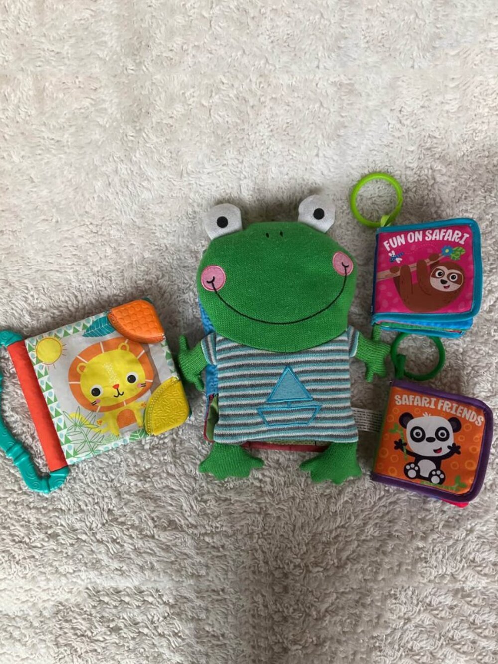 Kidsbooks and Bright Starts Soft Baby Book Bundle